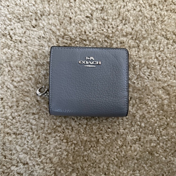 Coach Accessories - Coach Pebble Leather Wallet in Gray